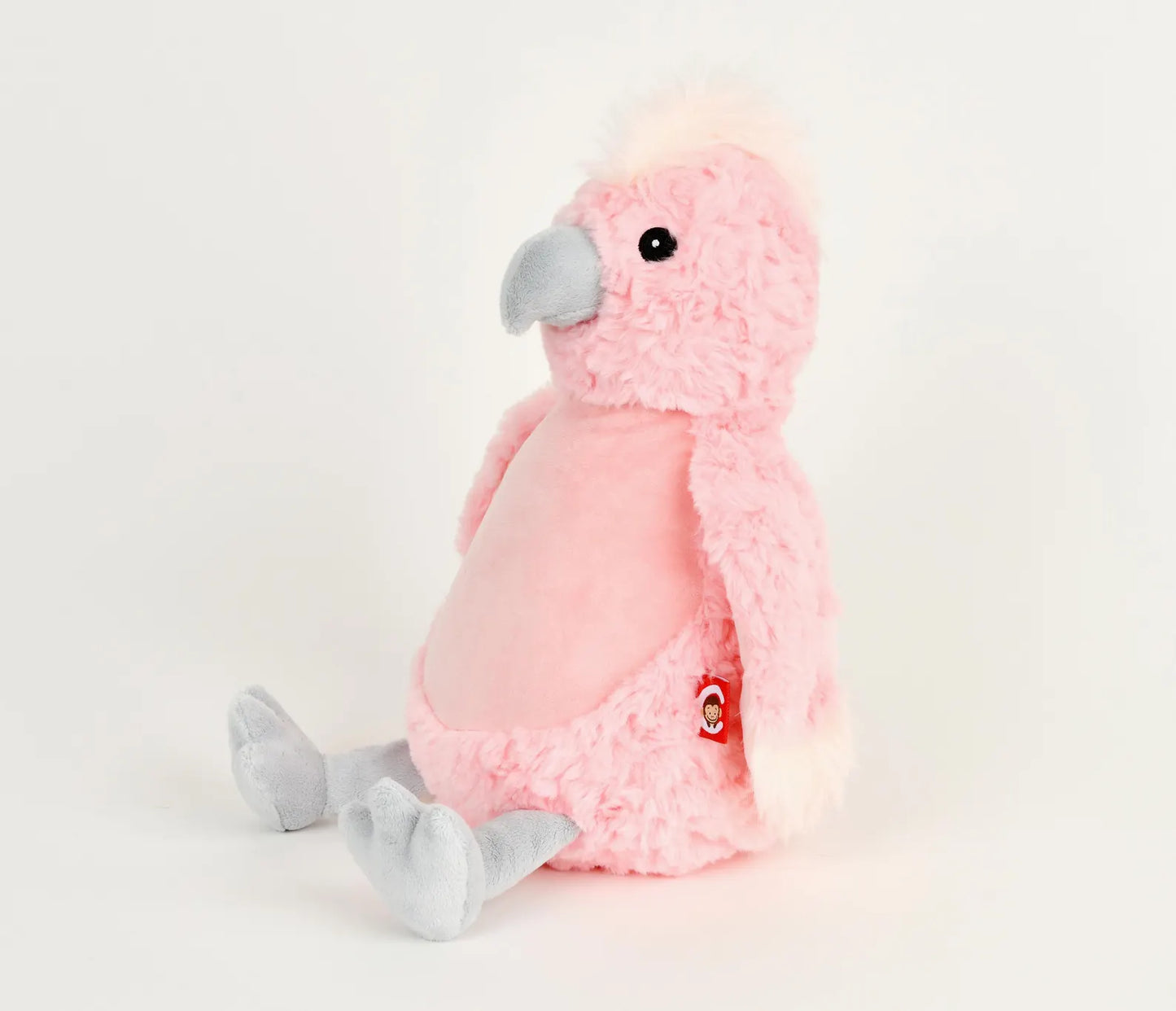 Pink Cockatoo bird soft toy