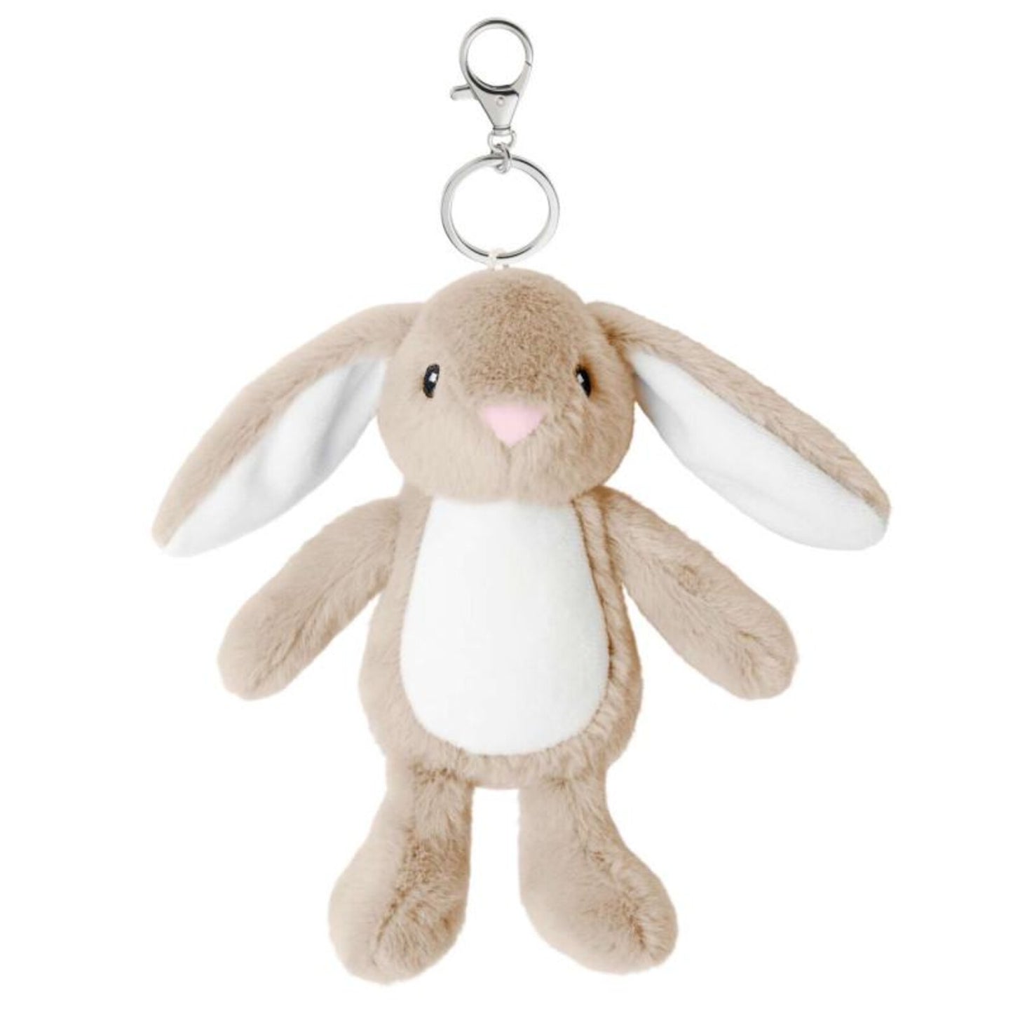 Plush Brown bunny rabbit Key chain bag charm