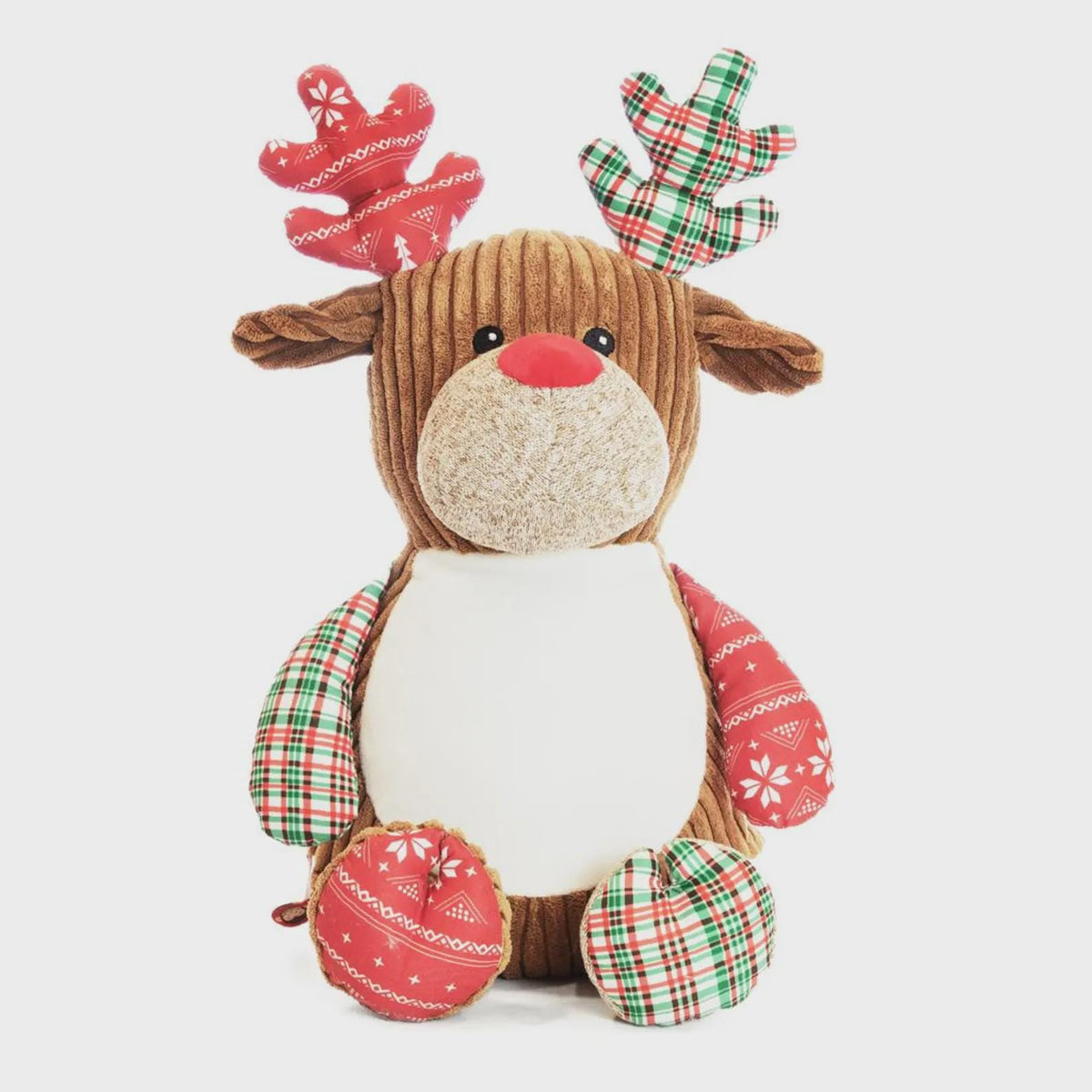 Personalised Embroidered Christmas Teddy Bear• First Christmas, Soft Plush Gift (42cm)