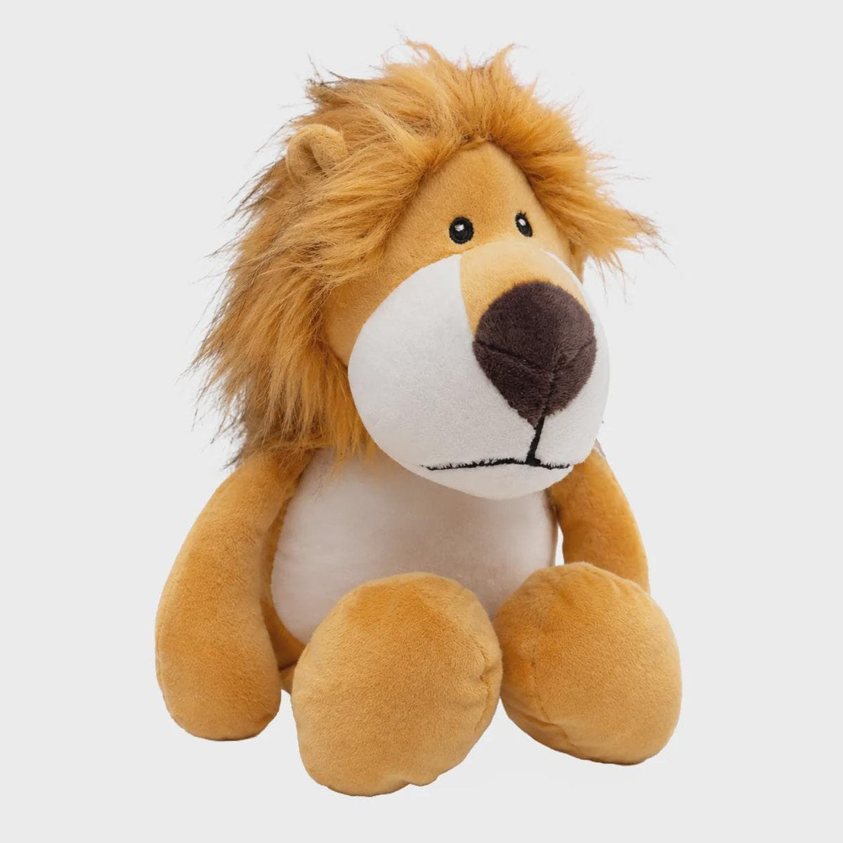Personalised Printed Lion Plush Toy: Custom Name, Birth Block, Message • New Baby Gift • Birthday or Christening Keepsake, baby shower