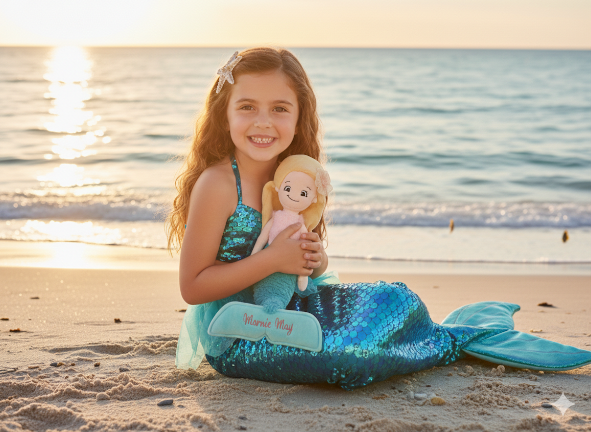 Personalised rag dolls - custom embroidered soft toy gifts for babies and children