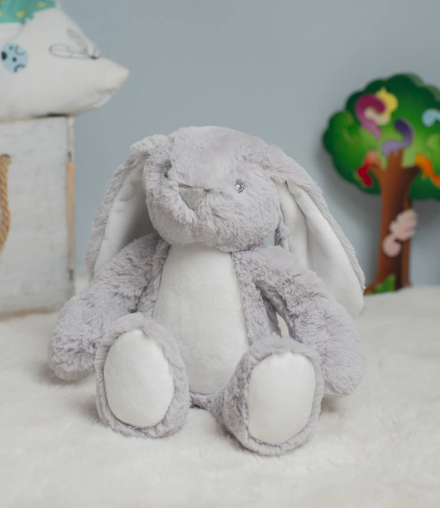 Grey bunny rabbit soft toy