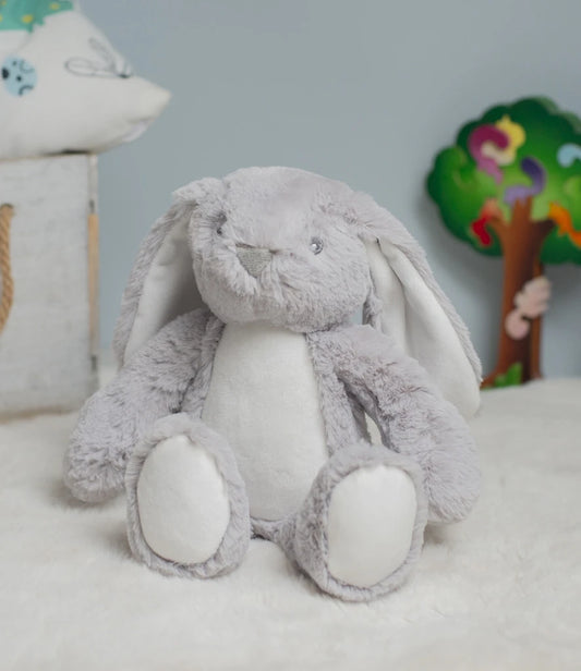Grey bunny rabbit soft toy