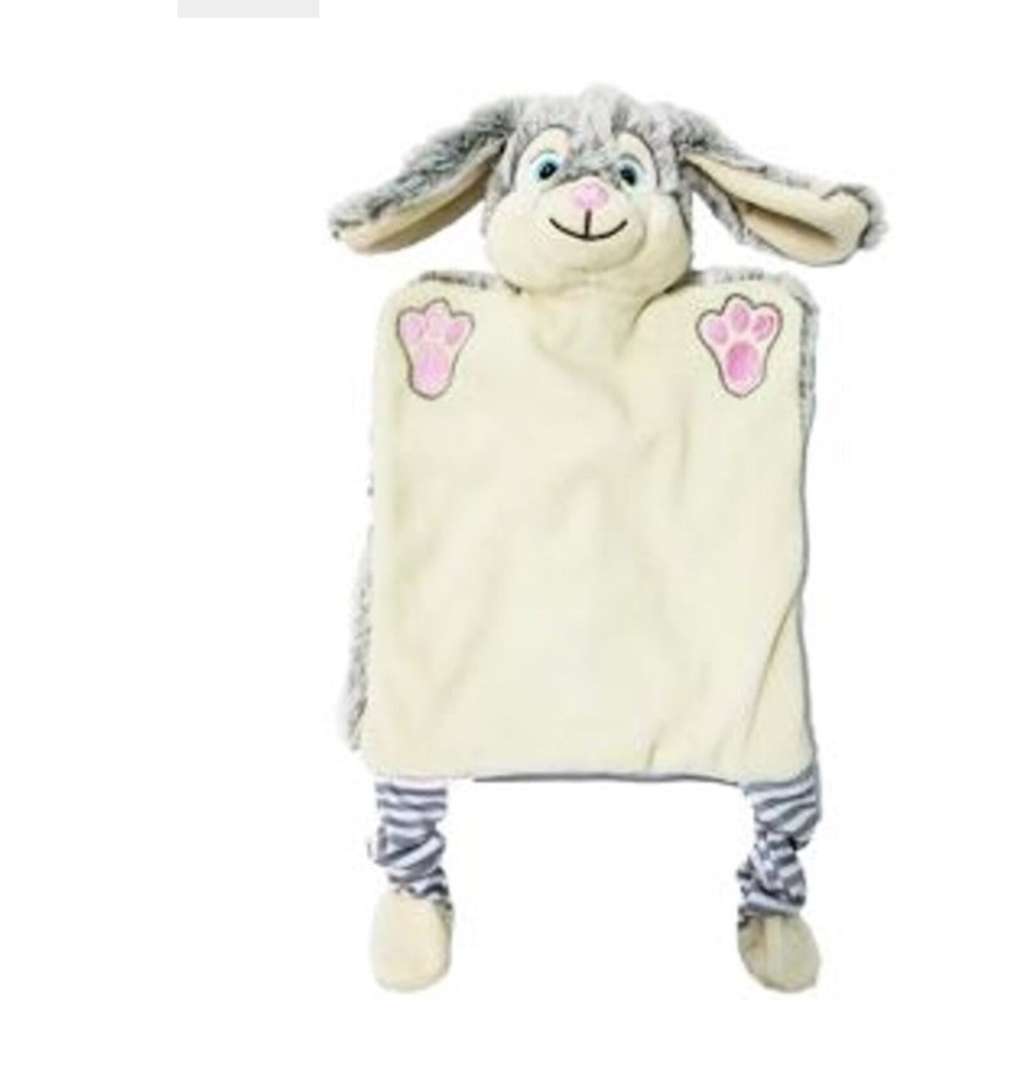 Plush toy with a rabbit design on a white background