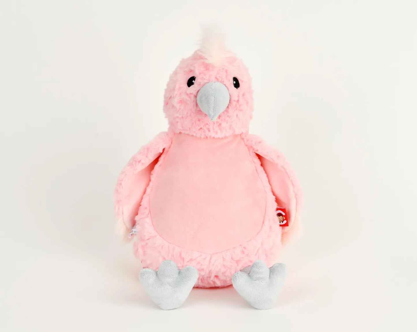 Pink Cockatoo bird soft toy