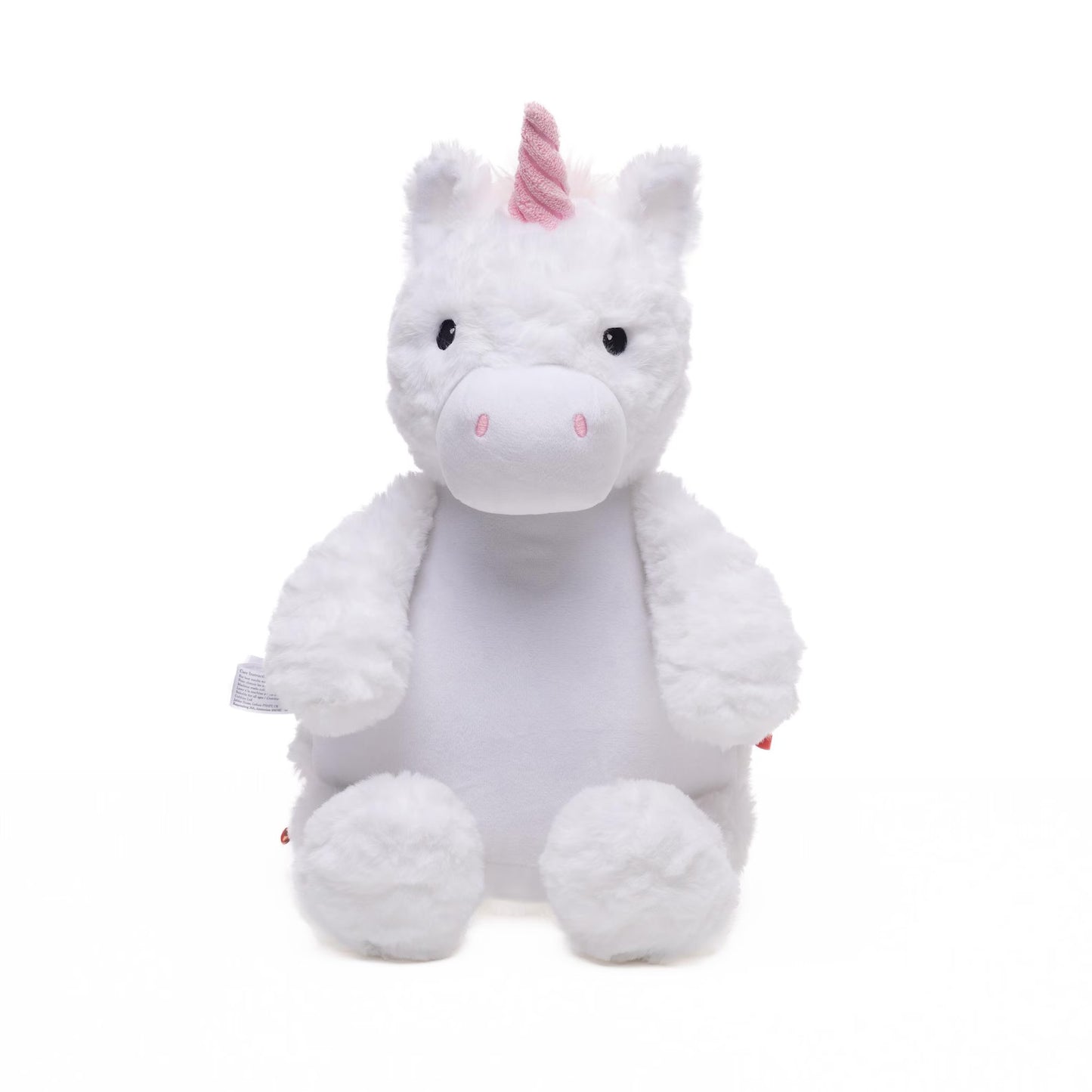 White unicorn soft toy