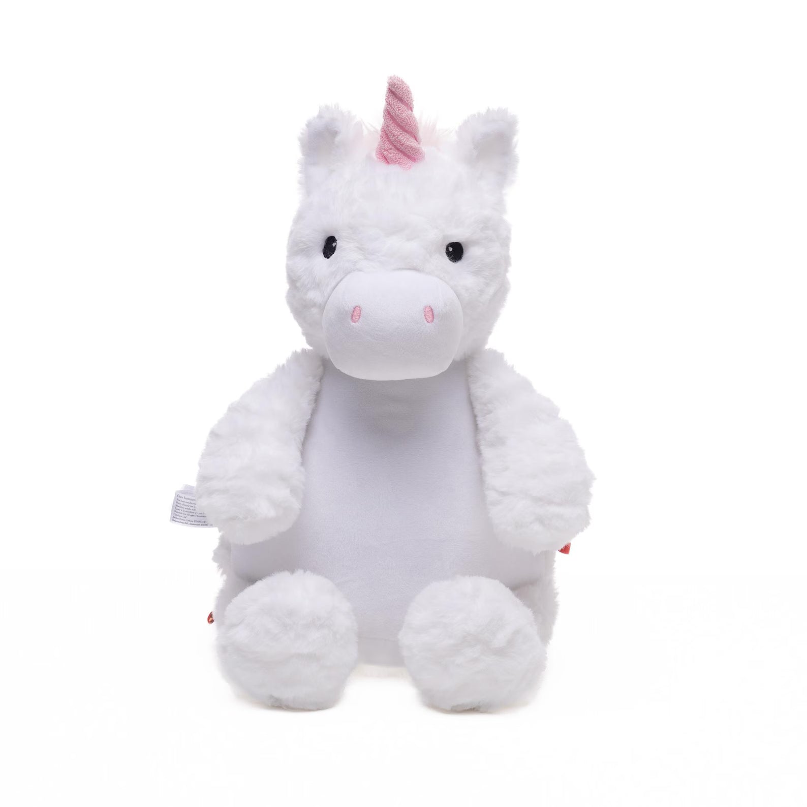 White unicorn soft toy
