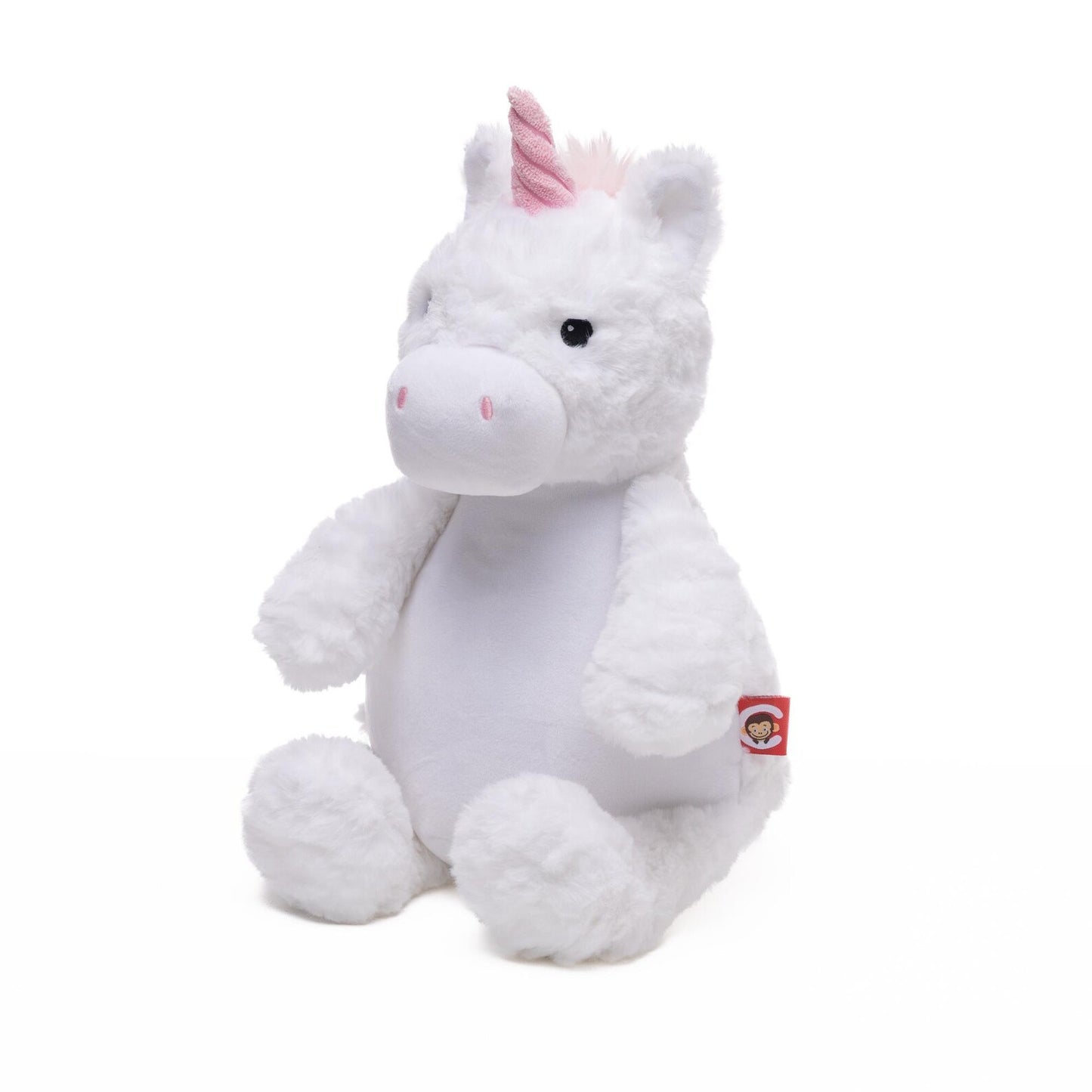 white unicorn soft toy