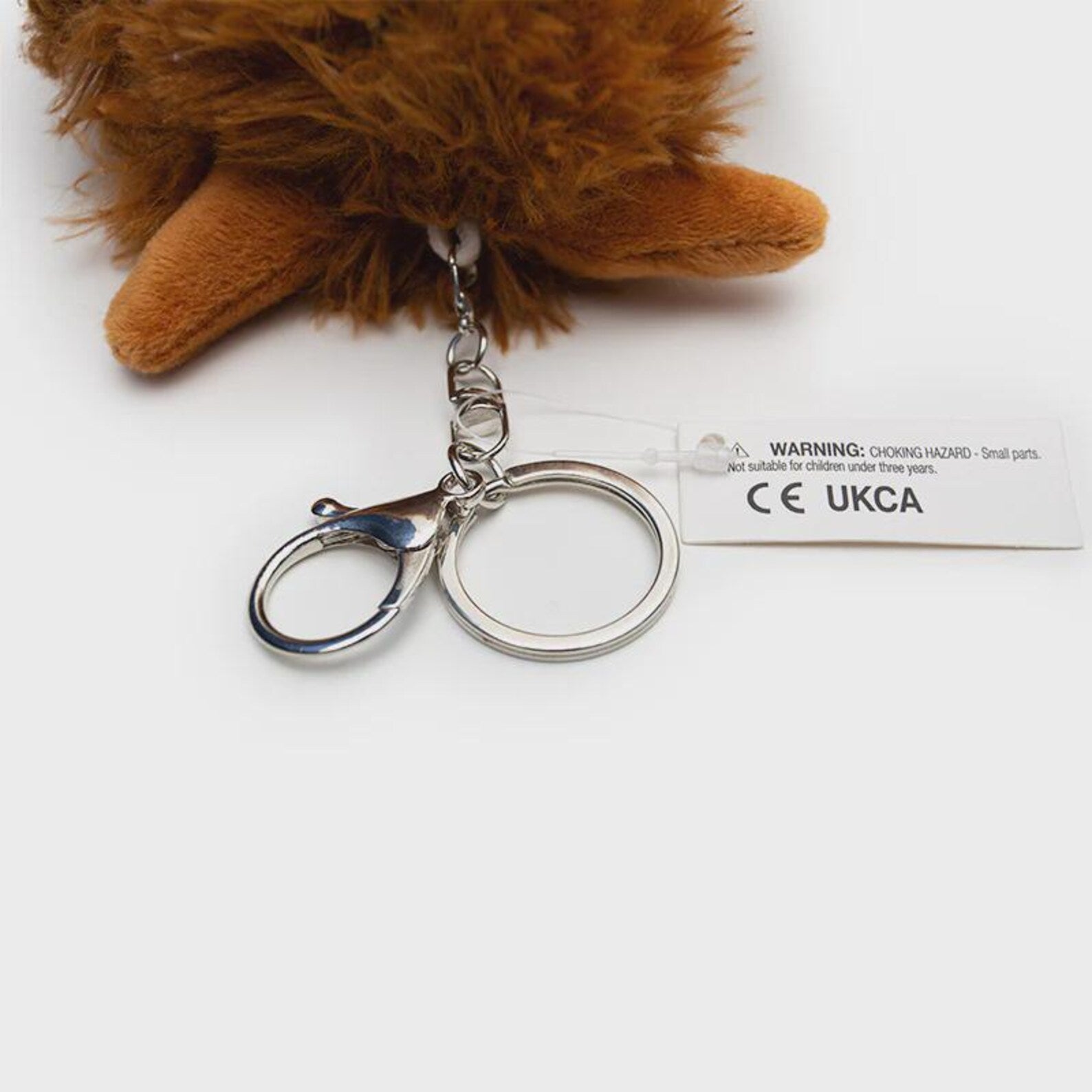 Highland Cow plush keyring, bag charm, 
