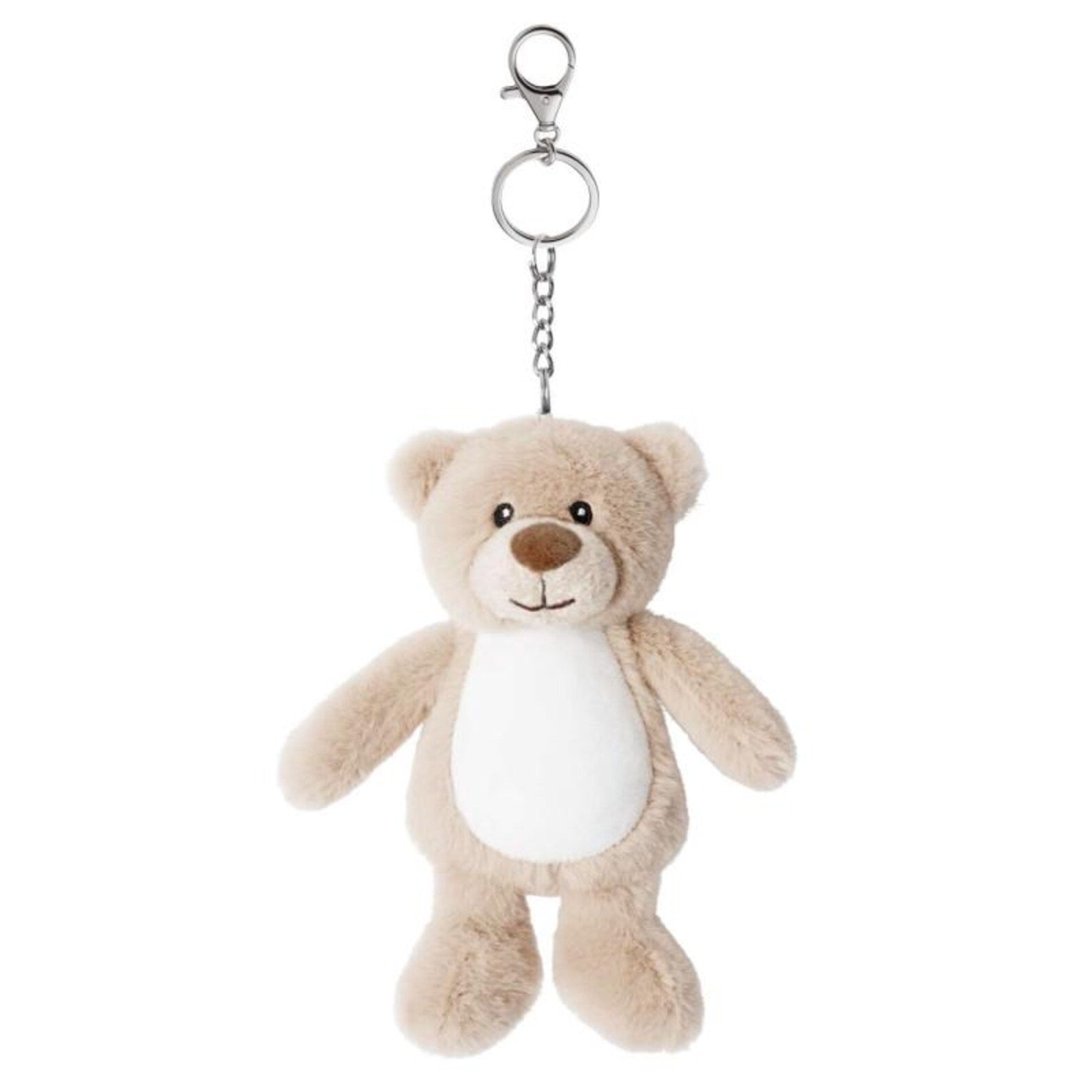 Brown Teddy Bear Plush Key Chain, Bag Charm