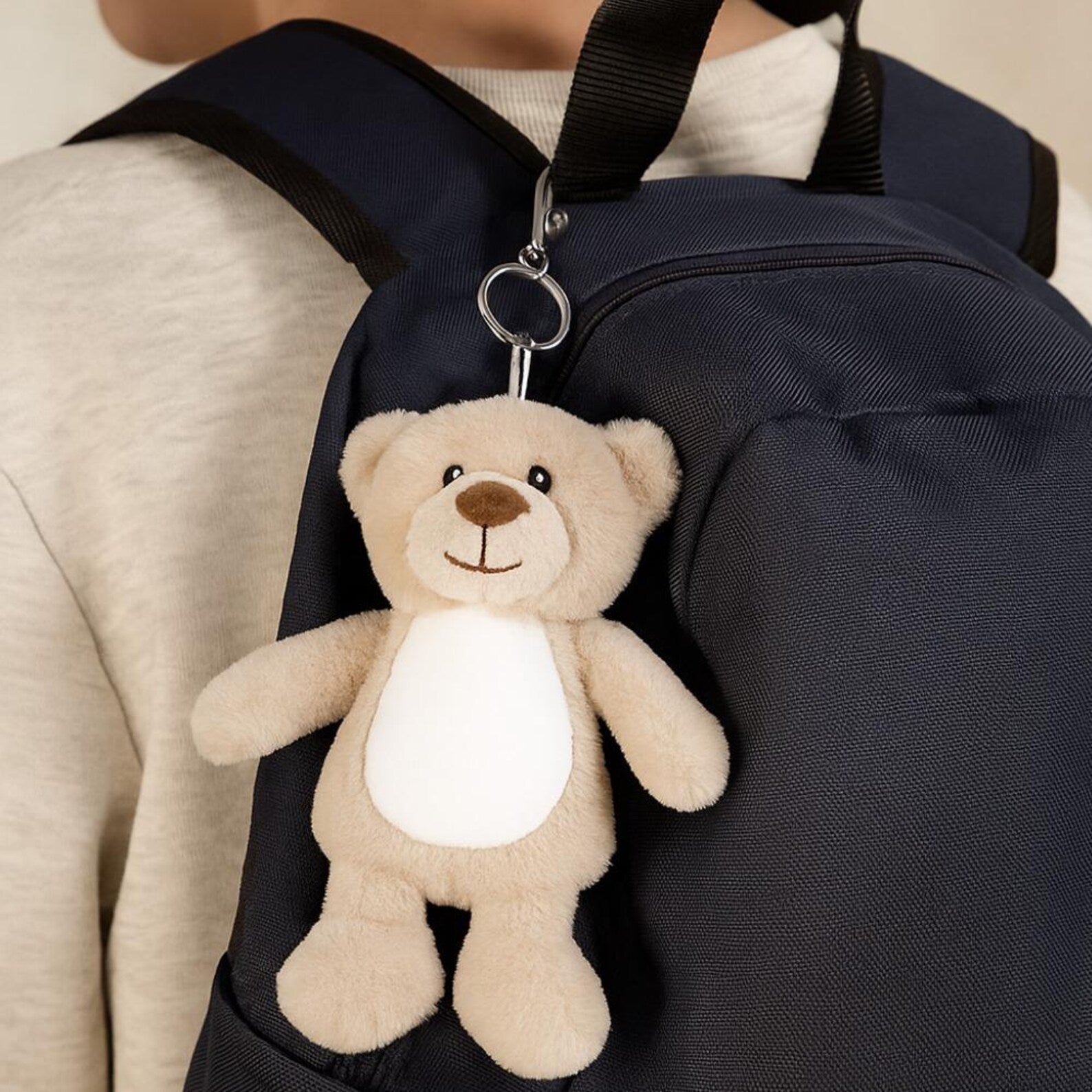 Brown Teddy Bear Plush Key Chain, Bag Charm