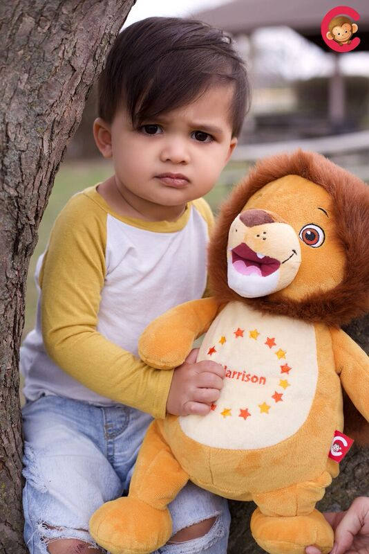 Personalised Embroidered Signature Lion Plush • Safari Nursery Decor • Baby Shower Gift • Soft Cuddly Keepsake • Birthday Present, Cubbies