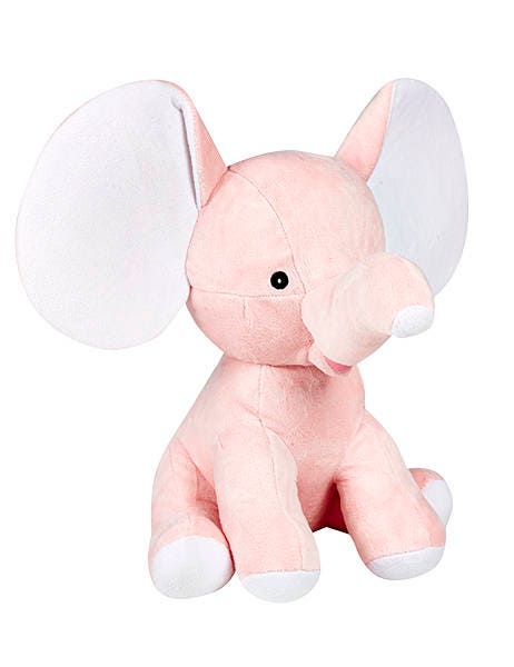 Personalised Embroidered Elephant Plush, Cubbies Safari Baby Gift