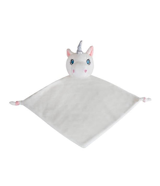 Personalised White Unicorn Baby Blankie • Magical Baby Shower Gift • Soft Comforter • Newborn Nursery Keepsake- Cubbies