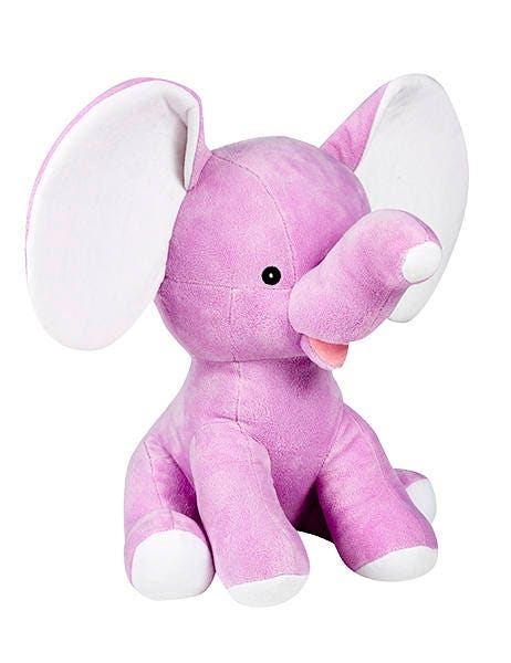 Personalised Embroidered Dumble Elephant Soft Toy • New Baby Gift • Cuddly Plush Keepsake • Nursery Decor • Christening Present, Cubbies