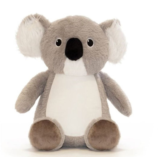 Personalised Embroidered Koala Plush, Cubbies New Baby Keepsake