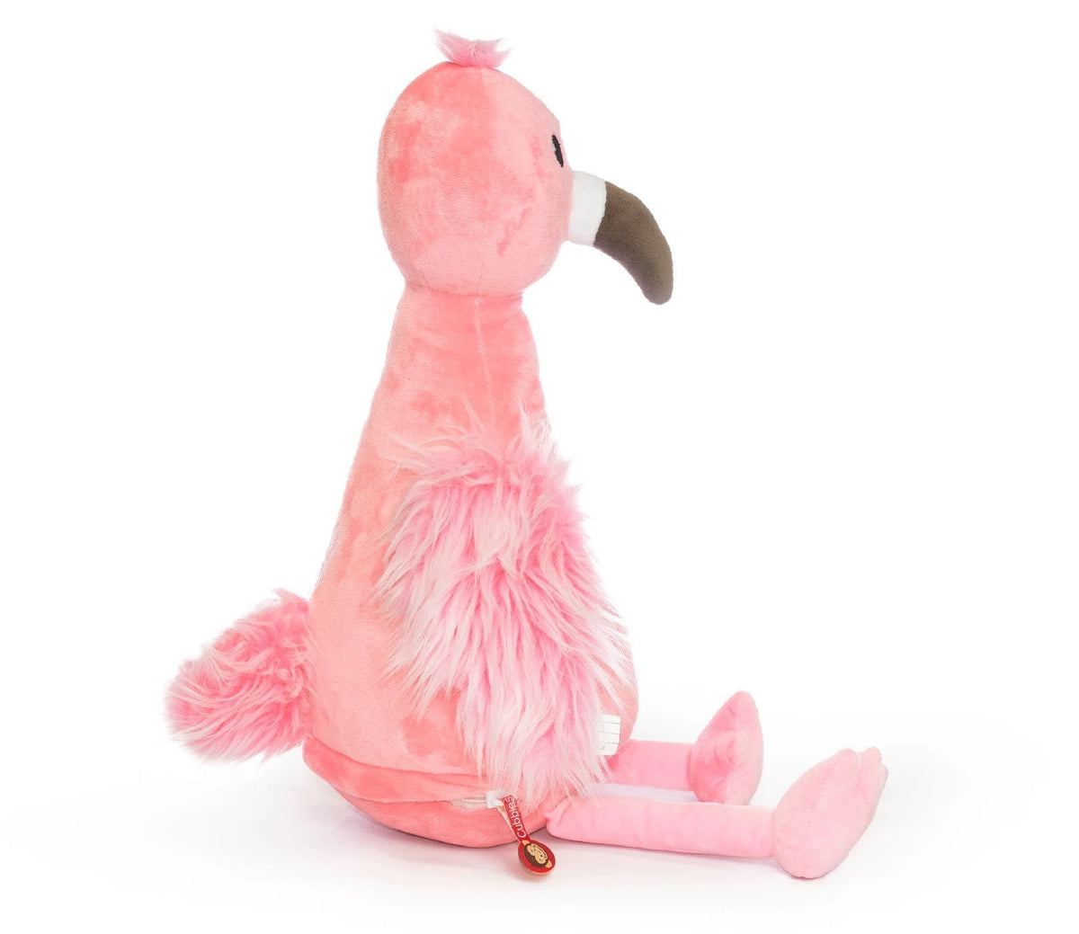 Personalised Embroidered Pink Flamingo Plush • Tropical Nursery • Soft Cuddly Bird Toy • Baby Gift Keepsake • Naming Day Present, Cubbies