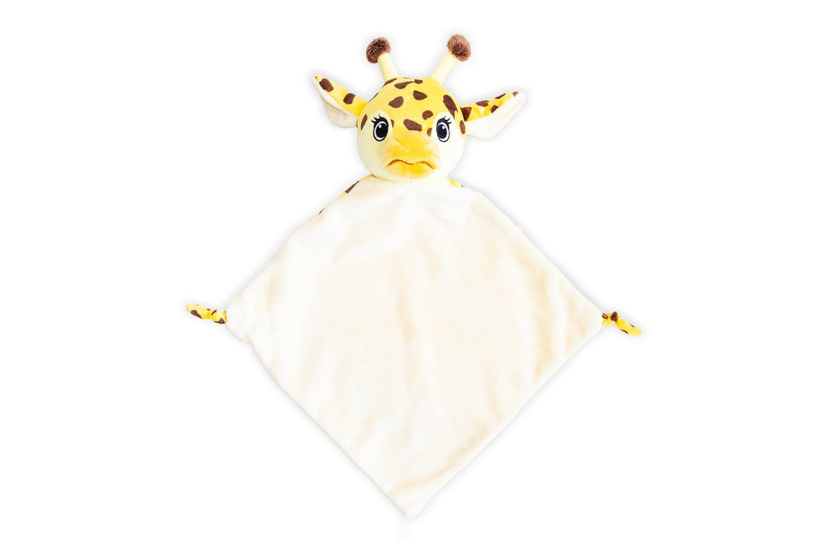 Personalised Giraffe Baby Blankie • Soft Snuggly Comforter • Baby Shower Gift • Safari Nursery Keepsake- Cubbies