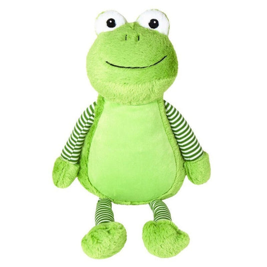 Personalised Embroidered Frog Soft Toy • Jungle Nursery Decor • Soft Cuddly Plush • Baby Gift • Birthday or Christening Present, Tummi