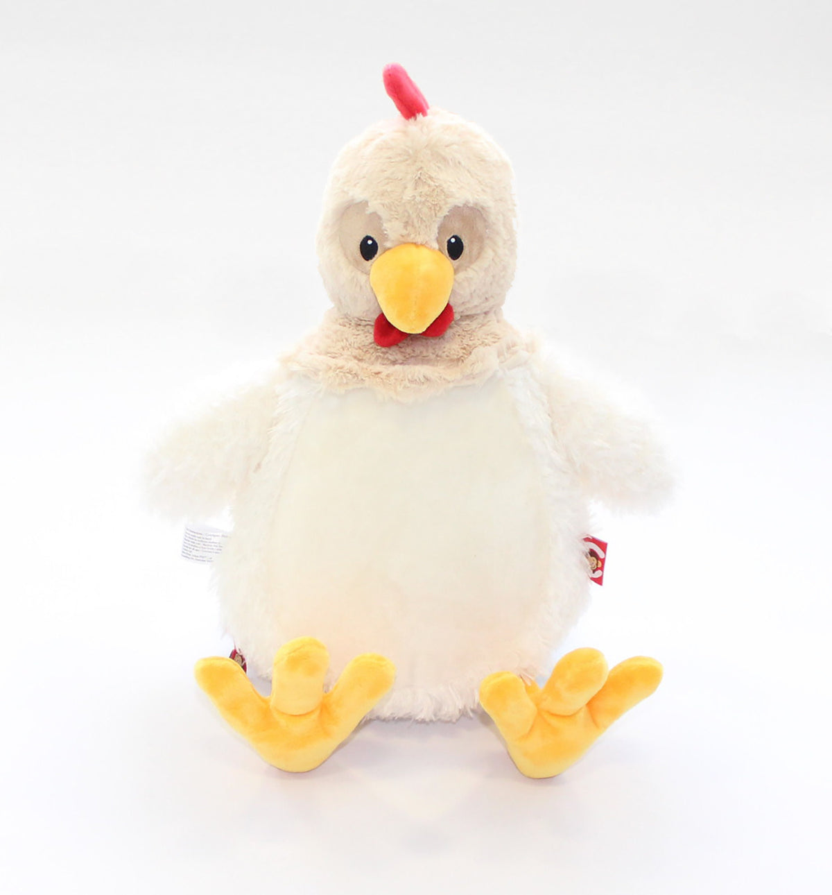 Personalised Embroidered Chicken Plush, Cubbies Farm Animal Gift