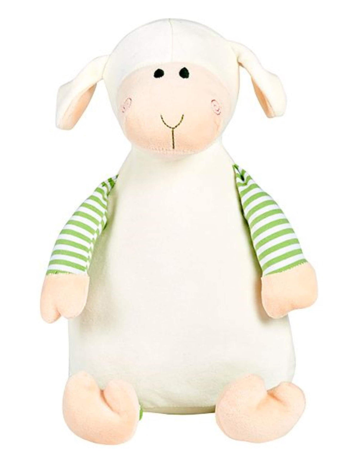 Personalised Embroidered Lamb Sheep Teddy • Farm Nursery Decor • Soft Plush Cuddly Toy • Baby Shower Gift • Newborn Keepsake, Cubbies