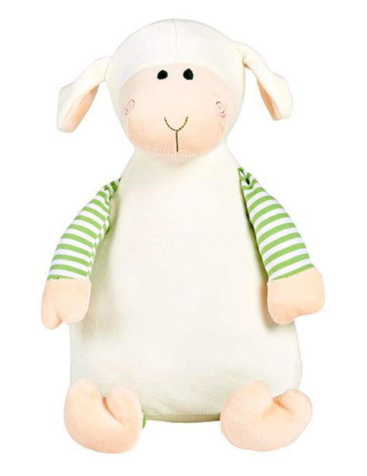Personalised Embroidered Lamb Sheep Teddy • Farm Nursery Decor • Soft Plush Cuddly Toy • Baby Shower Gift • Newborn Keepsake, Cubbies