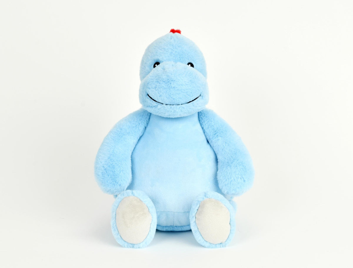 Personalised Embroidered Dinosaur Soft Toy • Prehistoric Nursery • Cuddly Plush Keepsake • Baby Shower Gift • Birthday Present, Cubbies