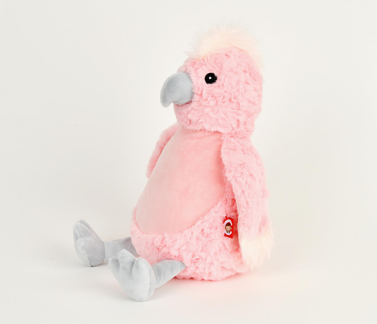 Personalised Embroidered Cockatoo Plush • Tropical Nursery Decor • Soft Cuddly Bird Toy • Baby Gift Keepsake • Naming Day Present, Cubbies