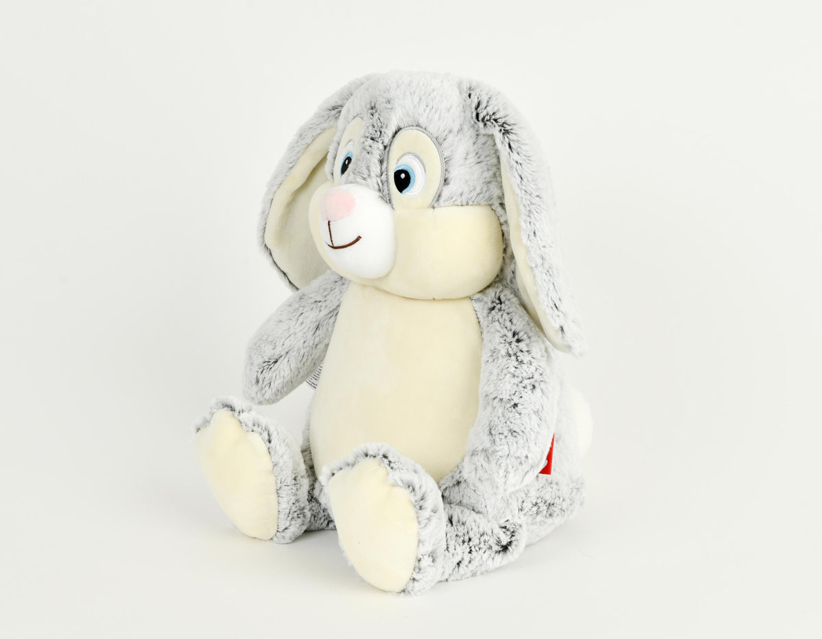 Personalised Embroidered Bunny Teddy • Soft Cuddly Rabbit Toy • Baby Shower Gift • Easter Nursery Keepsake • New Baby Present, Cubbies