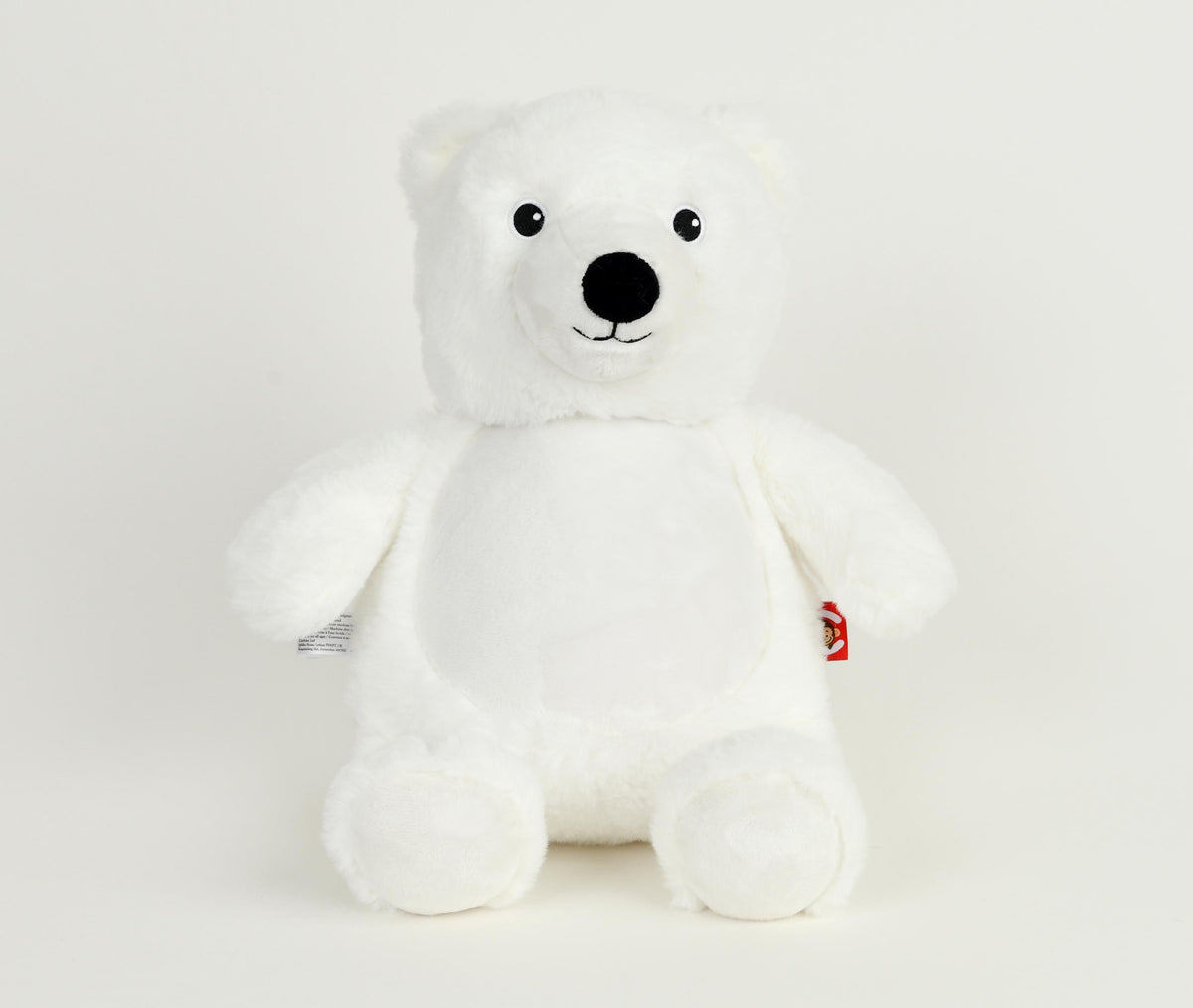 Personalised Embroidered Polar Bear Teddy, Cubbies Christmas Baby Gift
