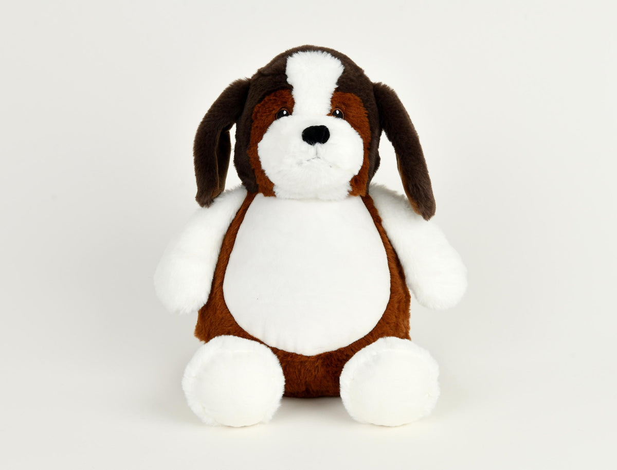 Personalised Embroidered Puppy Dog Teddy, Cubbies Dog Lover Gift