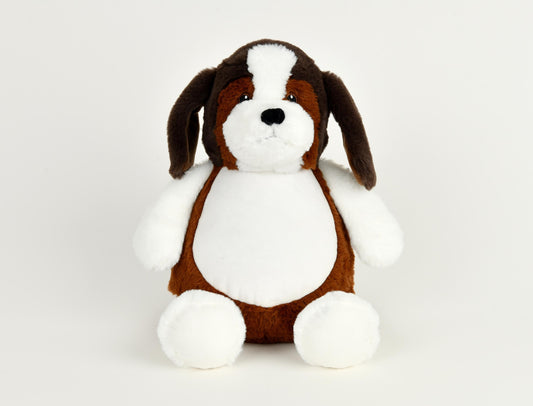 Personalised Embroidered Puppy Dog Teddy, Cubbies Dog Lover Gift