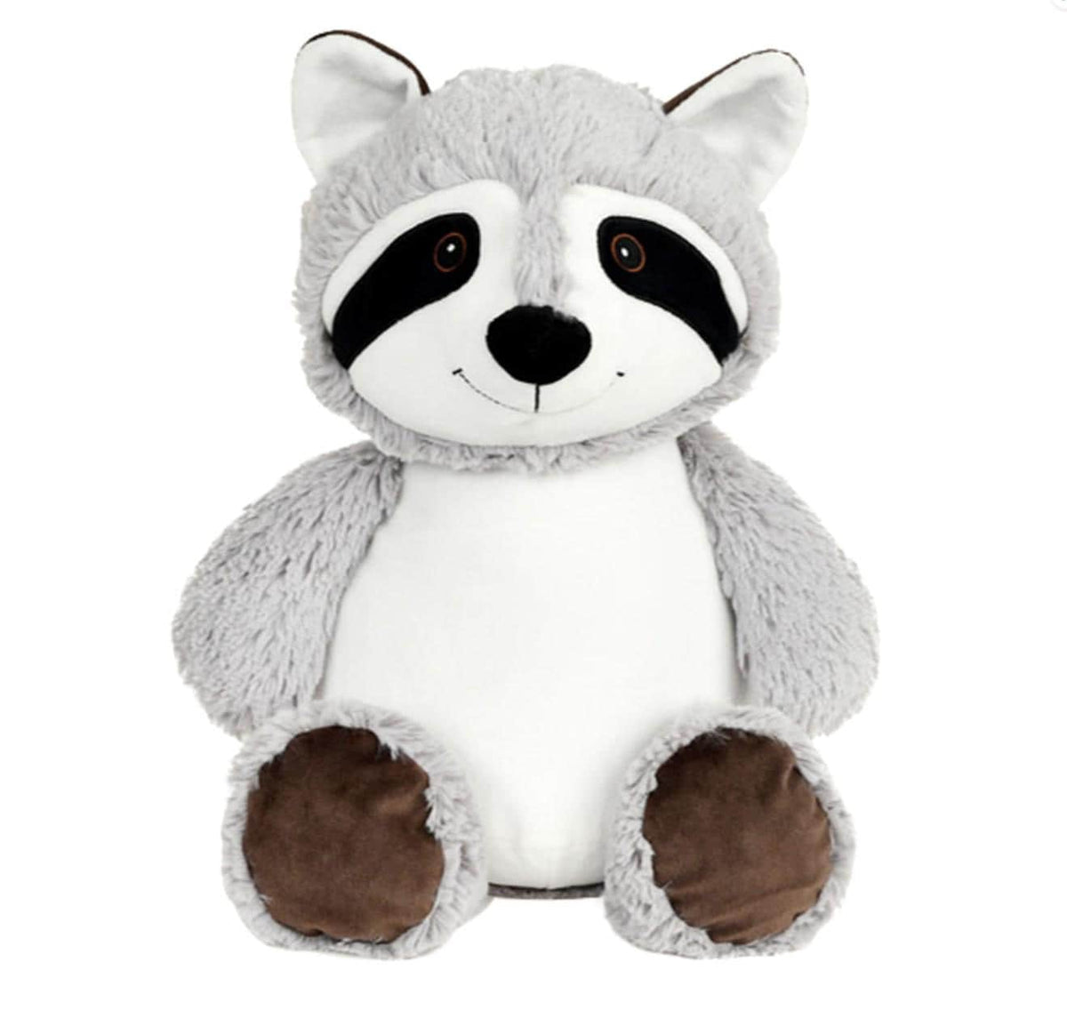 Personalised Embroidered Racoon Soft Toy • Woodland Nursery Decor • Cuddly Plush Keepsake • Baby Shower Gift • Birthday Present, Cubbies