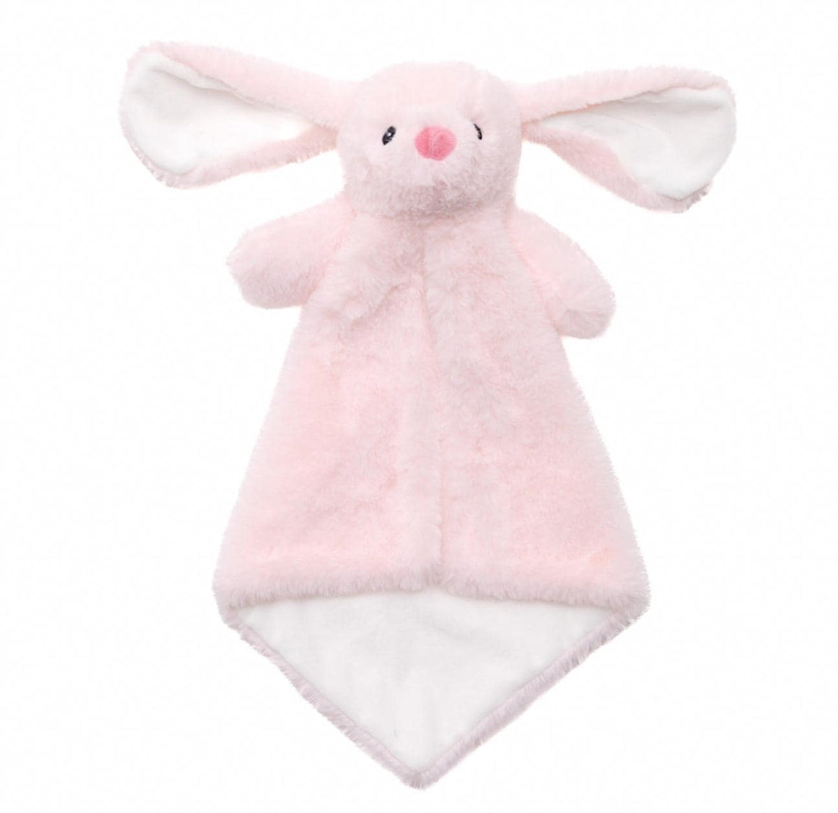 Personalised Pink Bunny Rabbit Luvie Blankie • Soft Baby Comforter • Naming Day Gift • Newborn Keepsake
