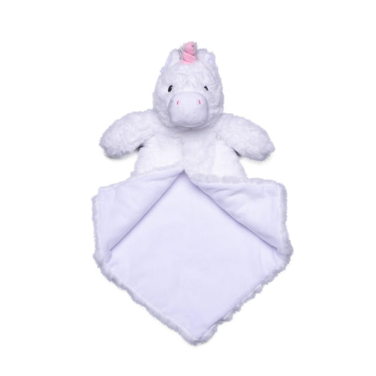 Personalised Embroidered Unicorn Baby Comforter, Cubbies New Baby Keepsake