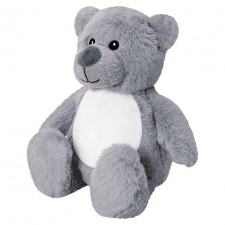 Personalised Printed Grey Bear • Custom Photo Plush • Baby Shower Gift • Birthday or Anniversary Keepsake- Tummi
