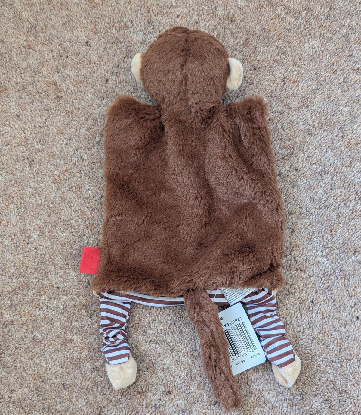 Personalised Monkey Puppet Blankie • Soft Snuggly Comforter • Newborn Gift • Jungle Nursery Keepsake- Cubbies