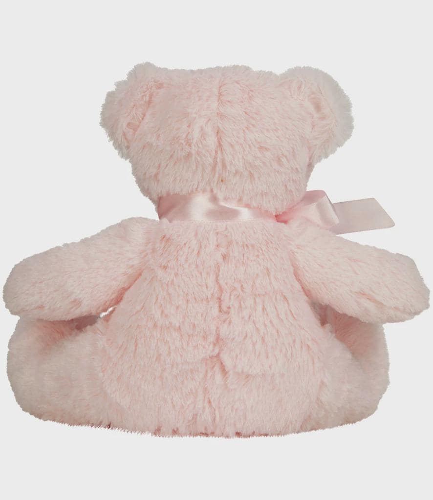 Personalised Printed Pink Bear • Custom Photo Teddy • Baby Gift • Birthday or Christening Keepsake- Mumbles