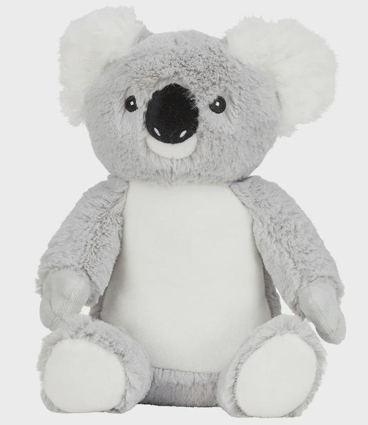 Personalised Printed Koala Bear Plush • Australian Nursery Theme • Soft Cuddly Toy • Baby Gift Keepsake • Mumbles