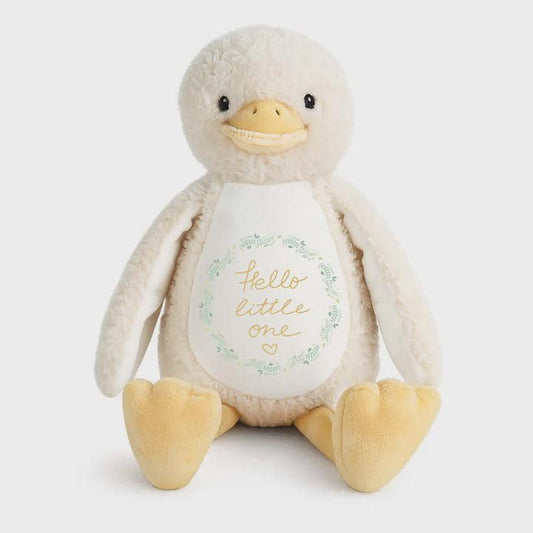 Personalised Printed Duck Plush • Easter Basket Gift • Soft Cuddly Toy for Toddlers • Cute Nursery Keepsake • Spring Baby Present