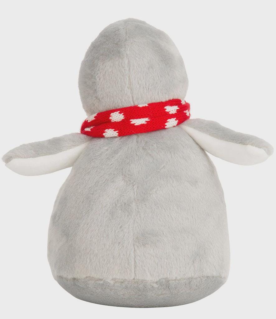 Personalised Printed Penguin Plush, Winter, Christmas- Mumbles