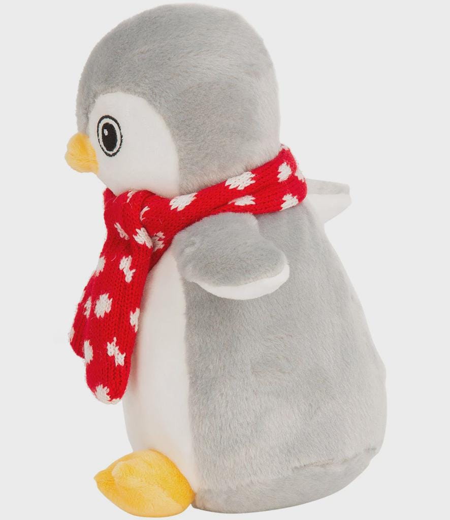 Personalised Printed Penguin Plush, Winter, Christmas- Mumbles