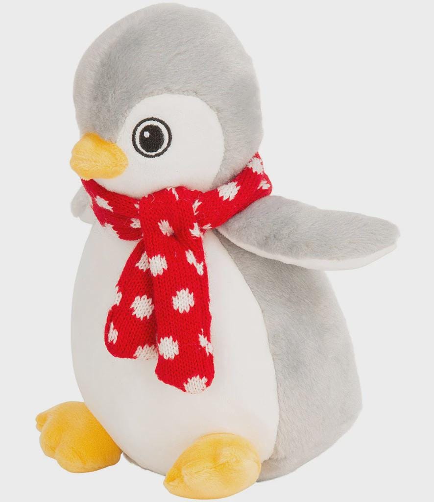 Personalised Printed Penguin Plush, Winter, Christmas- Mumbles