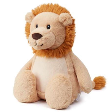 Personalised Embroidered Lion Soft Toy • Safari Baby Shower Gift • Cuddly Plush Keepsake • Nursery Decor • First Birthday Present, Tummi