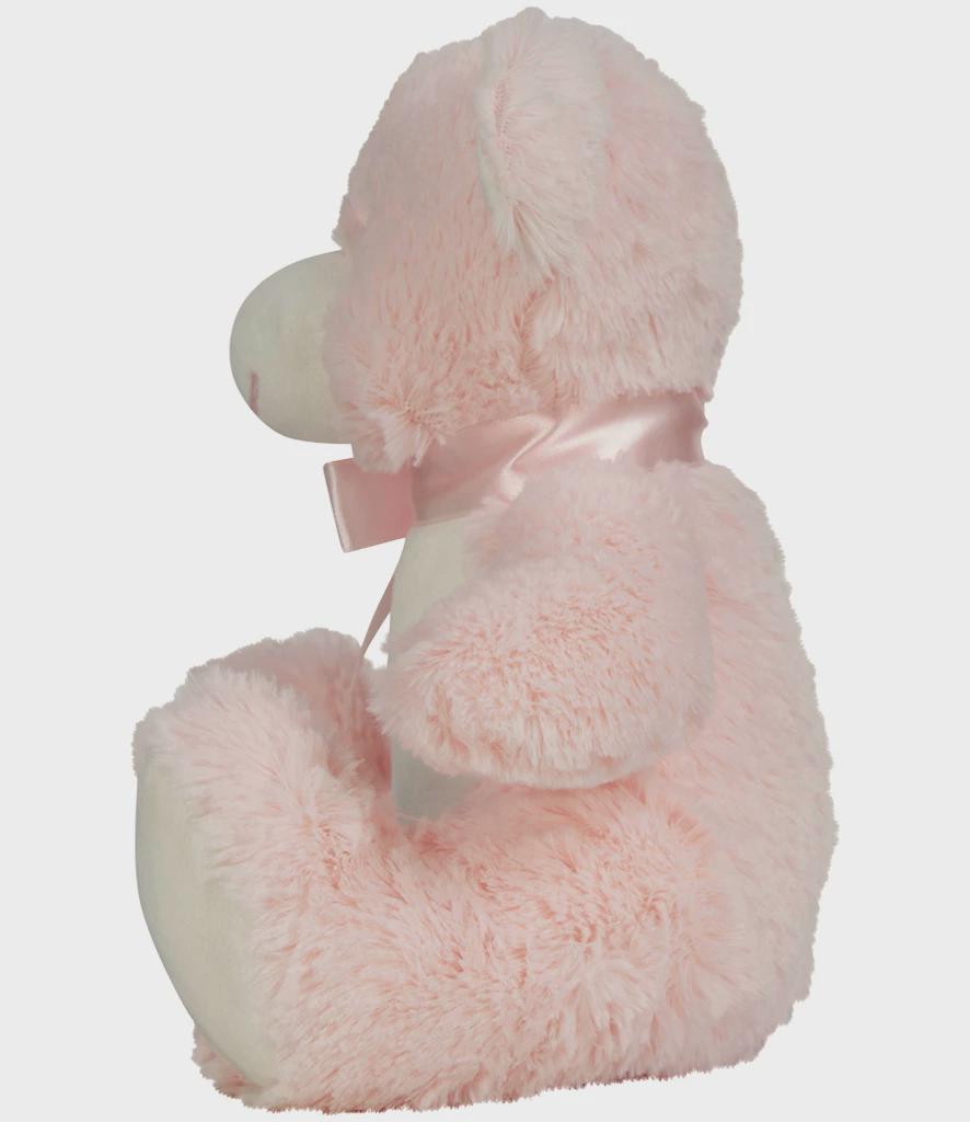 Personalised Printed Pink Bear • Custom Photo Teddy • Baby Gift • Birthday or Christening Keepsake- Mumbles