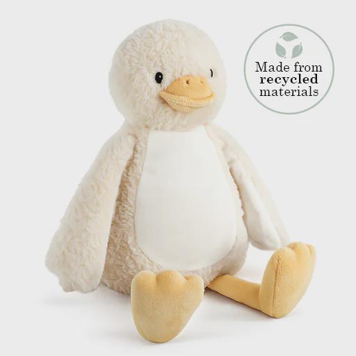 Personalised Printed Duck Plush • Easter Basket Gift • Soft Cuddly Toy for Toddlers • Cute Nursery Keepsake • Spring Baby Present
