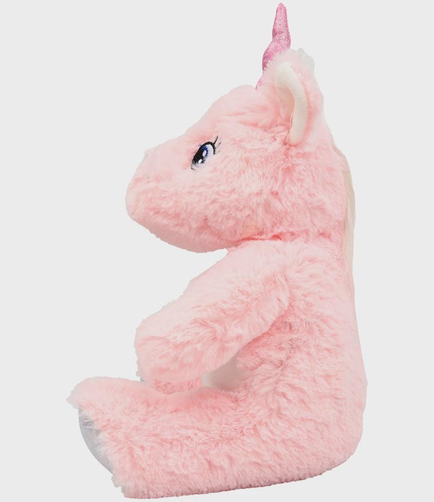 Personalised Printed Pink Unicorn Plush • Magical Nursery Gift • Soft Cuddly Toy • Baby Shower Present • Birthday Keepsake- Mumbles