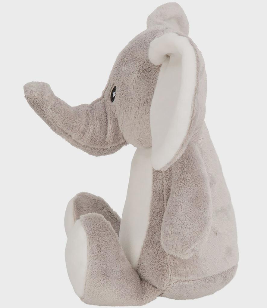 Personalised Printed Elephant Soft Toy • Safari Nursery Decor • Soft Cuddly Plush • Baby Gift • Birthday or Christening Present- Mumbles