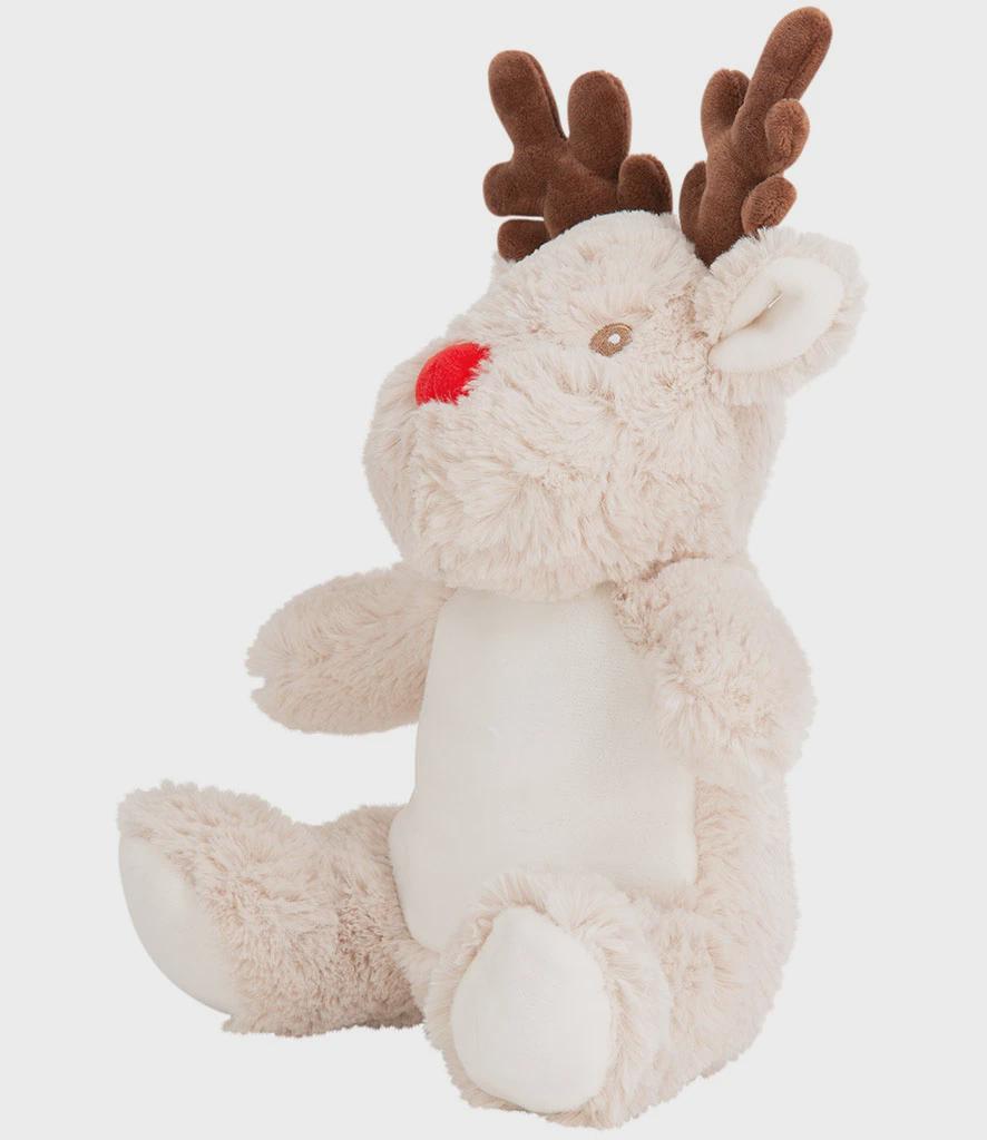 Personalised Printed Reindeer Plush • Christmas Nursery Decor • Soft Cuddly Toy • Baby Keepsake • Festive Gift Idea- Mumbles