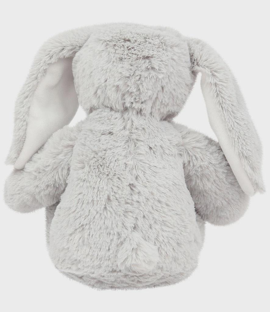 Personalised Printed Grey Bunny Rabbit • Soft Plush Toy • Baby Gift Keepsake • Nursery Decor • Birthday Present- Mumbles